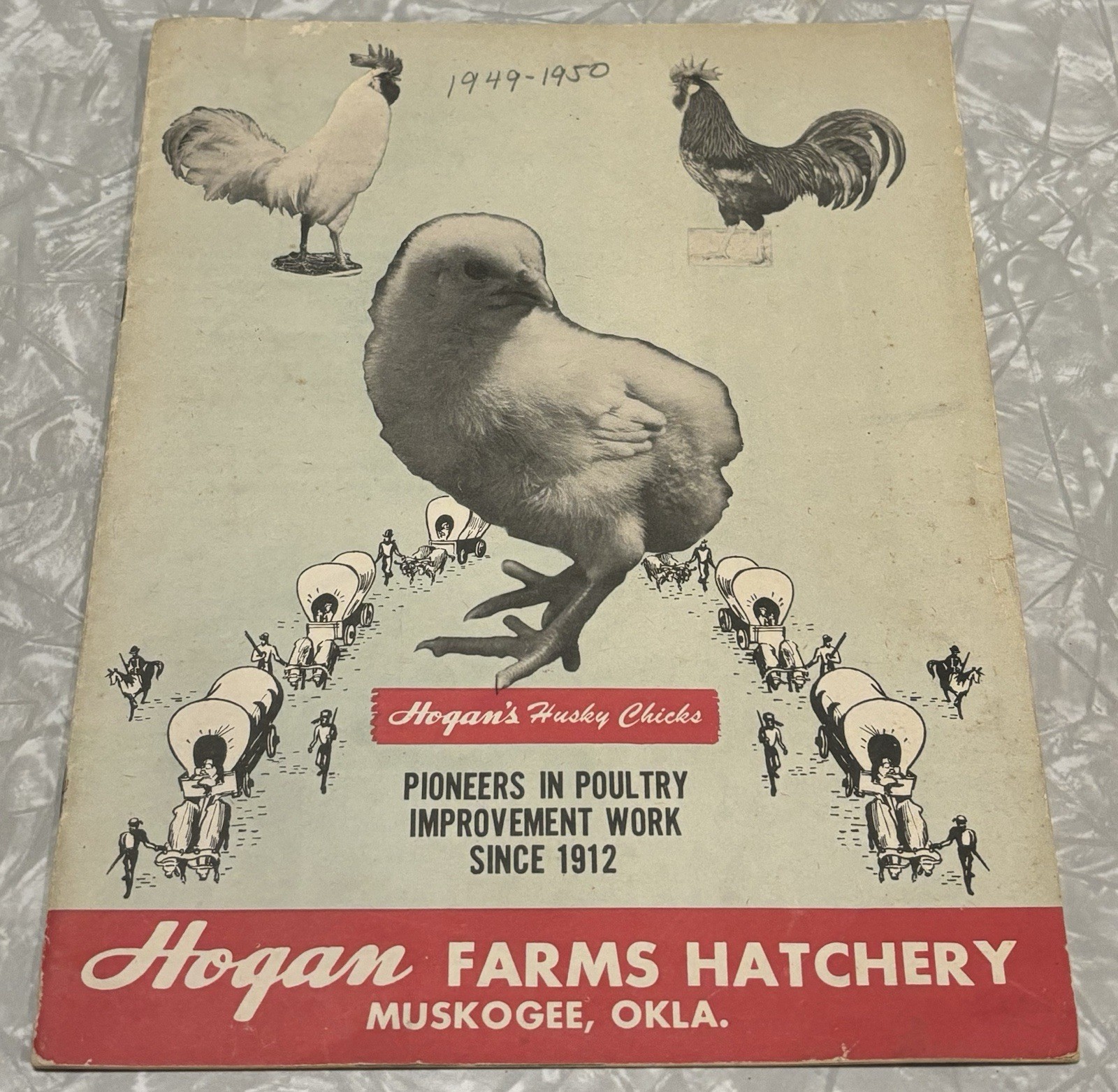 Vintage 1949 1950 Hogan Farms Hatchery Muskogee Oklahoma Poultry Chicken Catalog