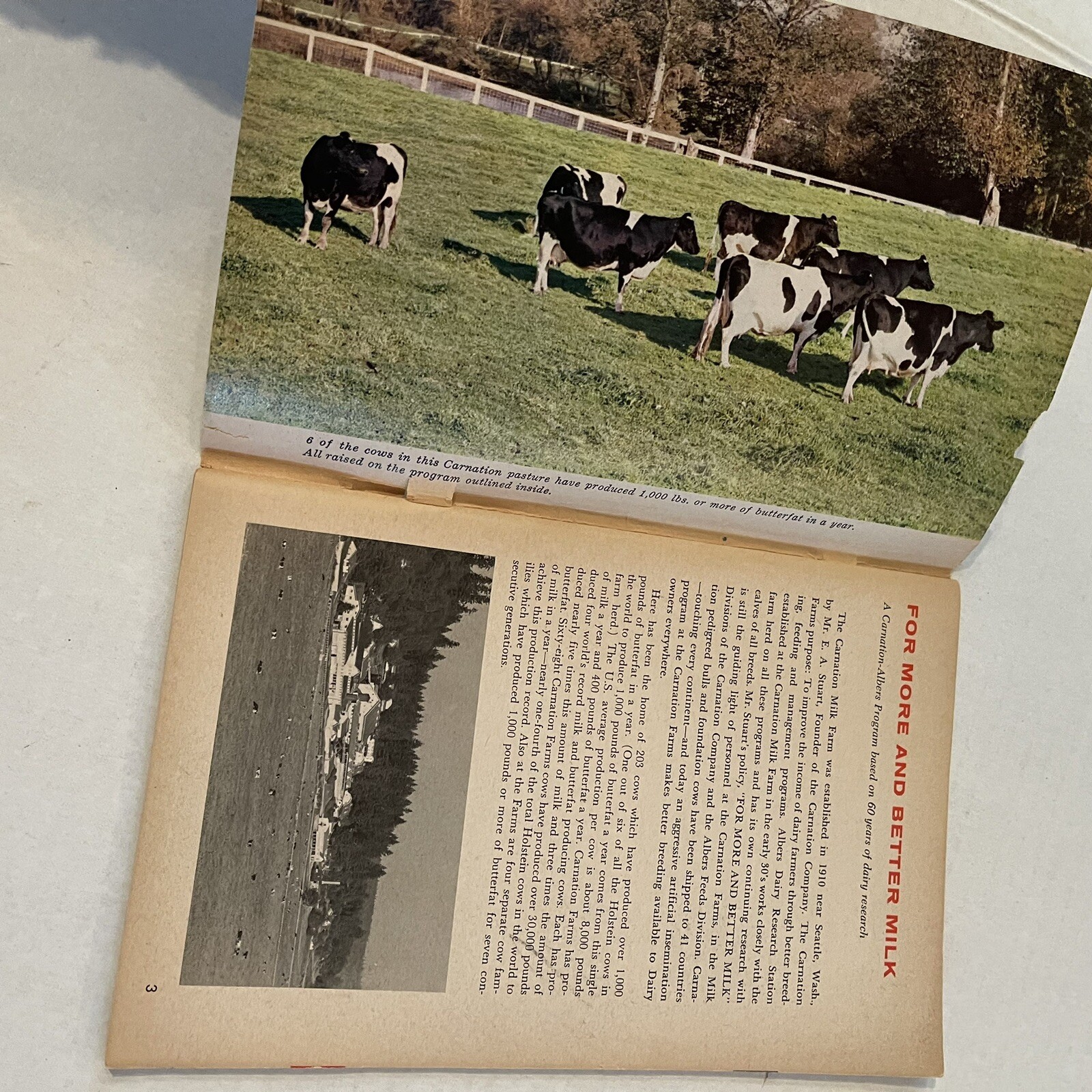 Albers Milling Company 1968 Carnation Albers Calf Plan Selecting Feeding Showing