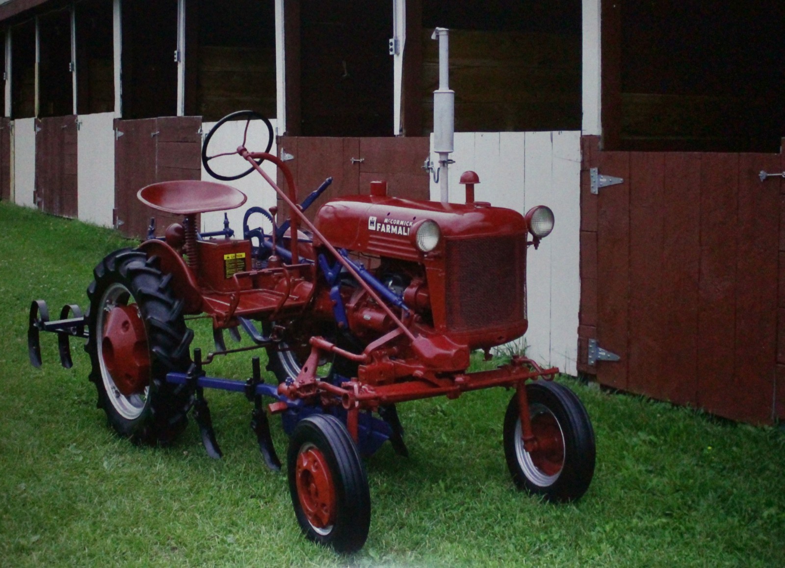 Farmall Tractor Vintage Picture Wall Art Old Country Farming Decor