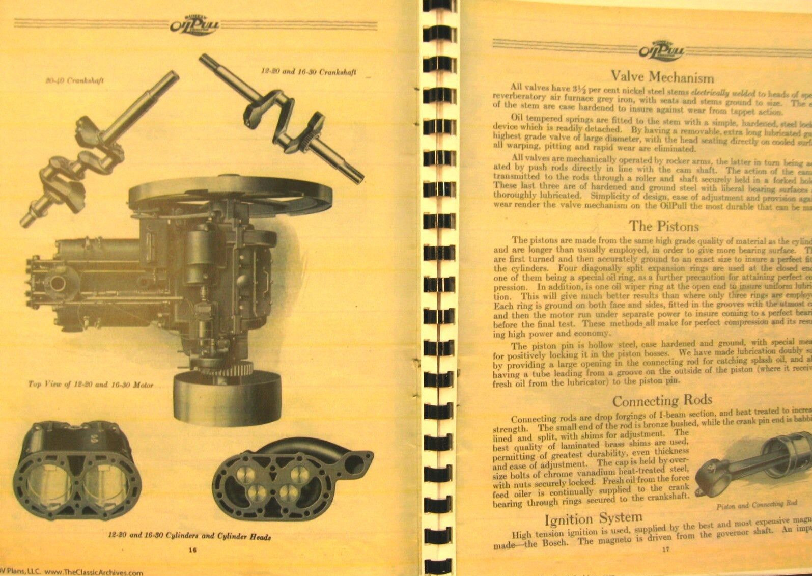 Vintage Advance- Rumely OIL PULL Farm Tractors Sales Catalogue All Models