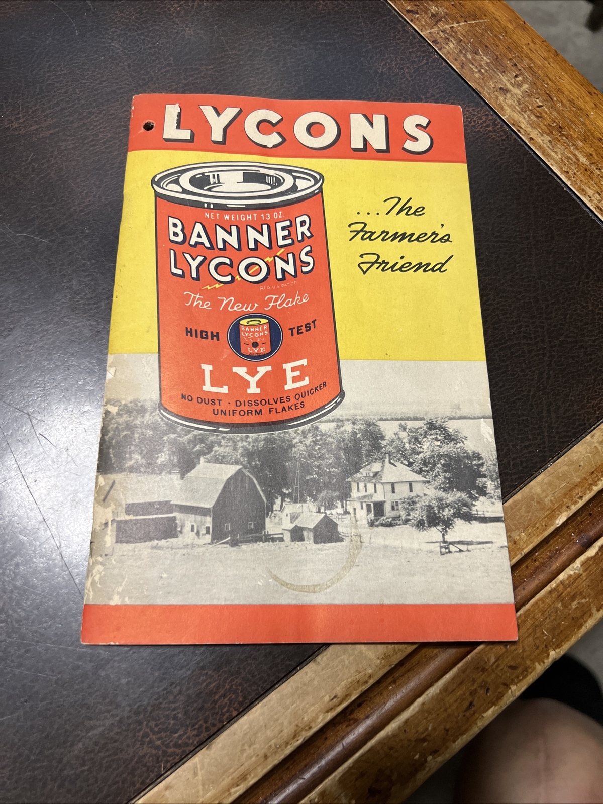 Vtg 1940 Lycons Lue Booklet “A farmers friend”