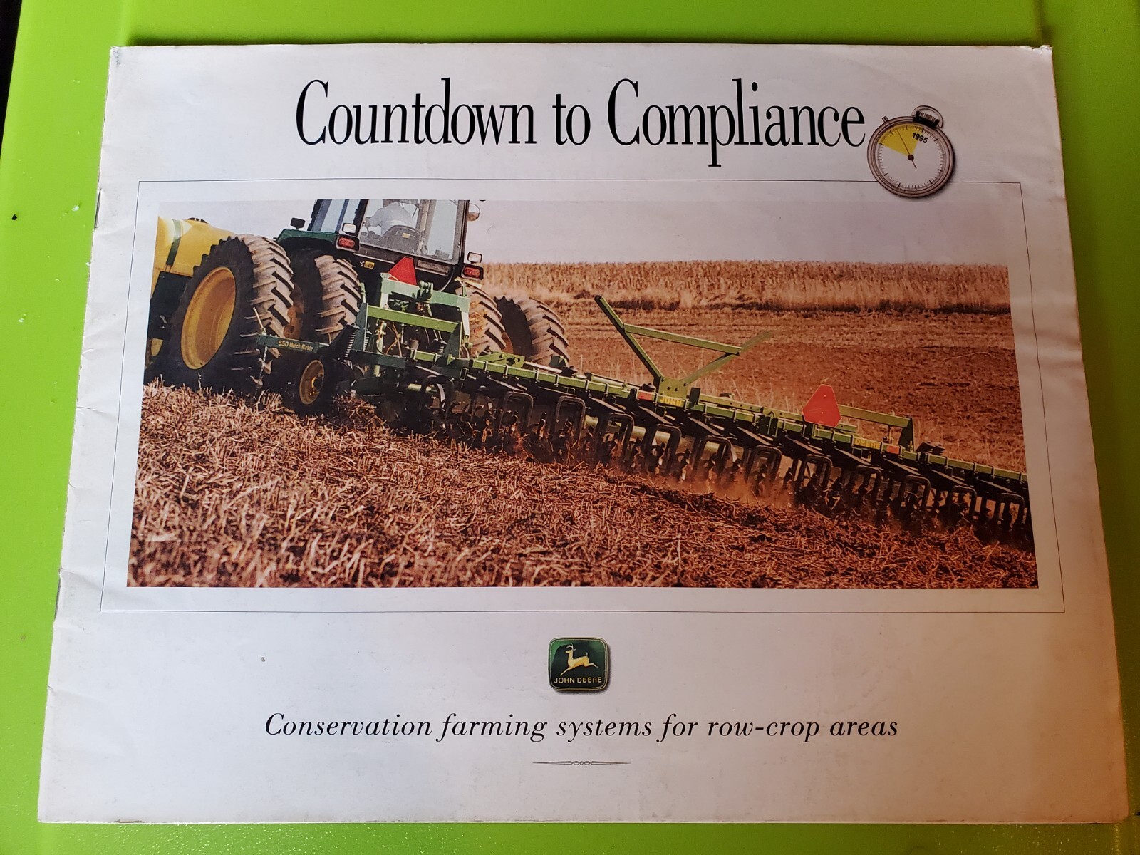 John Deere Countdown To Compliance For 1992 Brochure