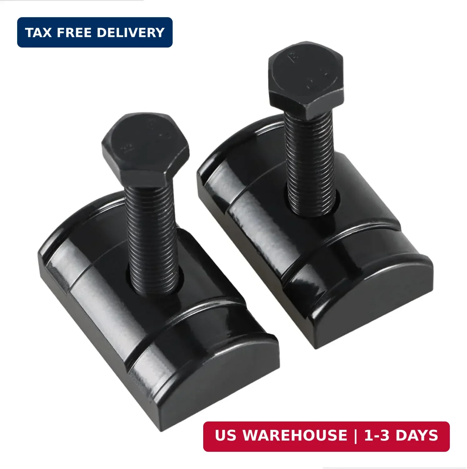 2PCS Torsion Bar Key Adjuster Block Nuts with Bolts Compatible with Chevy Silver