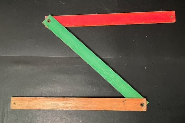 Vintage Crop-Maker Soil Service 36&Prime; Folding Rule Farm Fertilizer Advertising