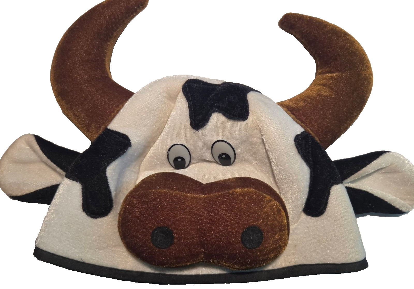 3D Bull Cow Beanie Hat Adult Unisex From Cousins&rsquo; Subs skull-caps Very Rare!