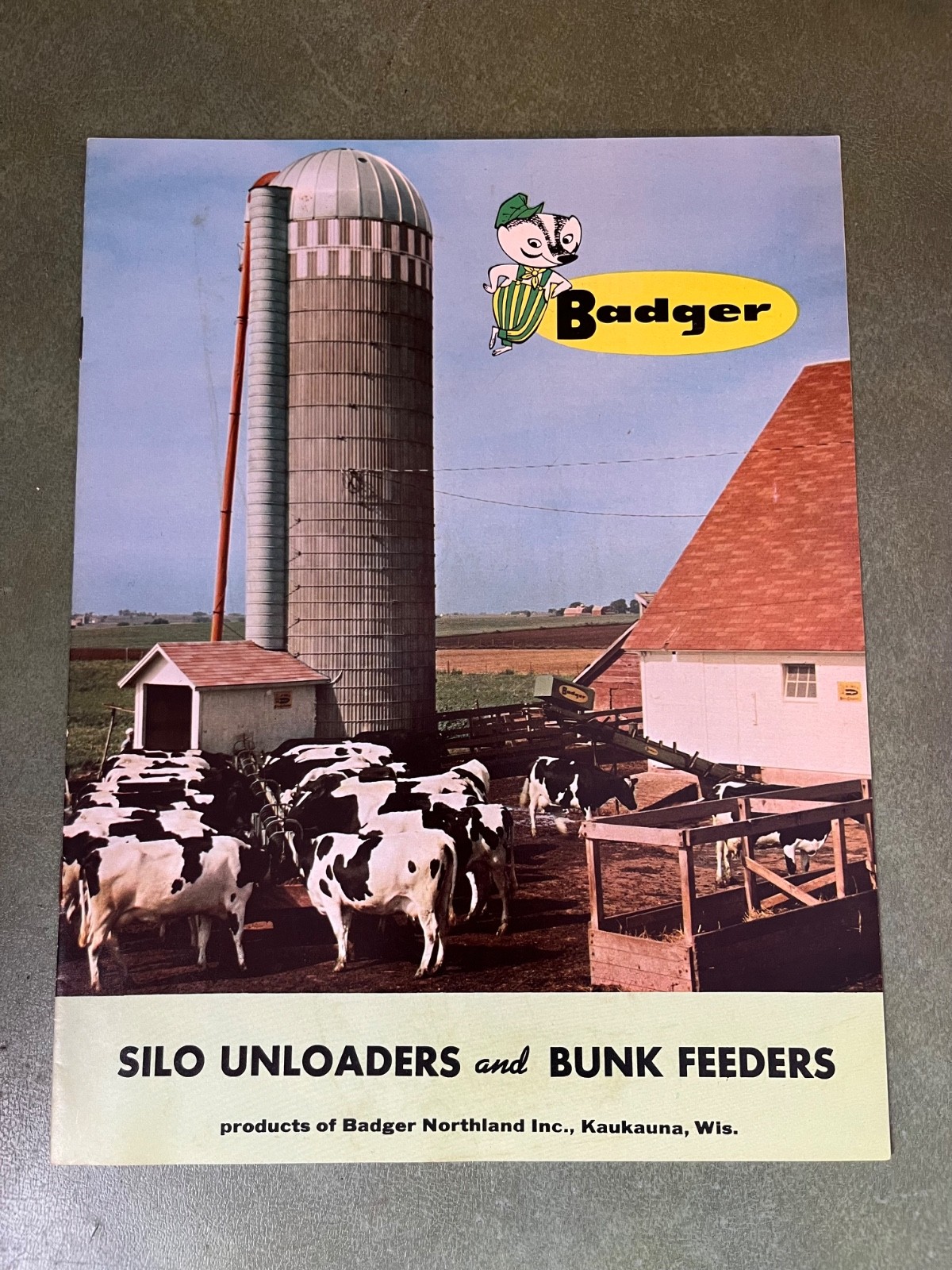Original 1960&rsquo;s Badger Silo Unloader & Bunk Feeders Sales Brochure