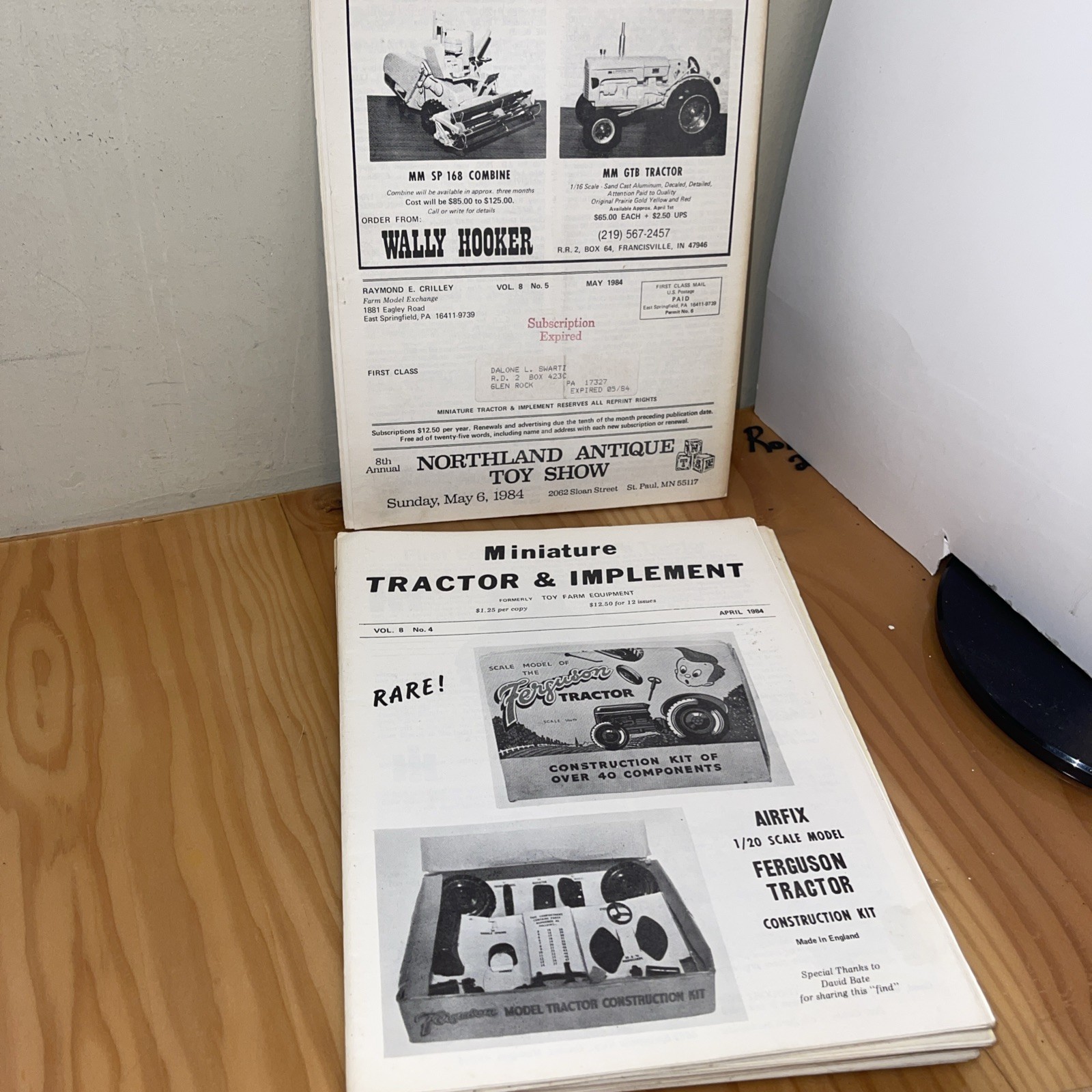 Vintage Miniature Tractor & Implement Magazine Lot Of 12 June 1983 To May 1984
