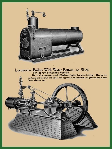 Keck Gonnerman Locomotive Steam Boilers NEW METAL SIGN: 9×12&Prime; Ships Free