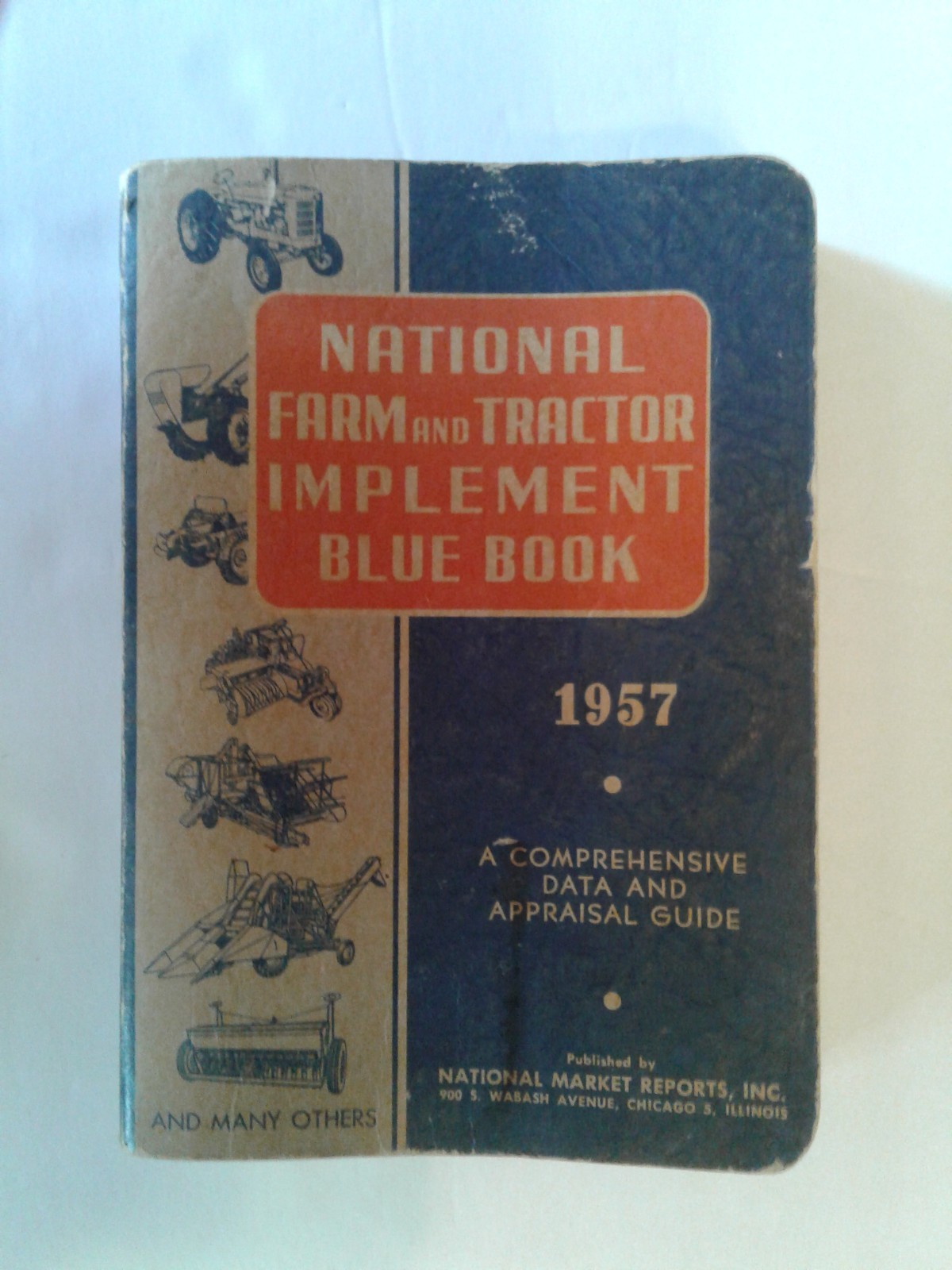 Vintage Agriculture Advertising 1957 Farm & Tractor Blue Book.