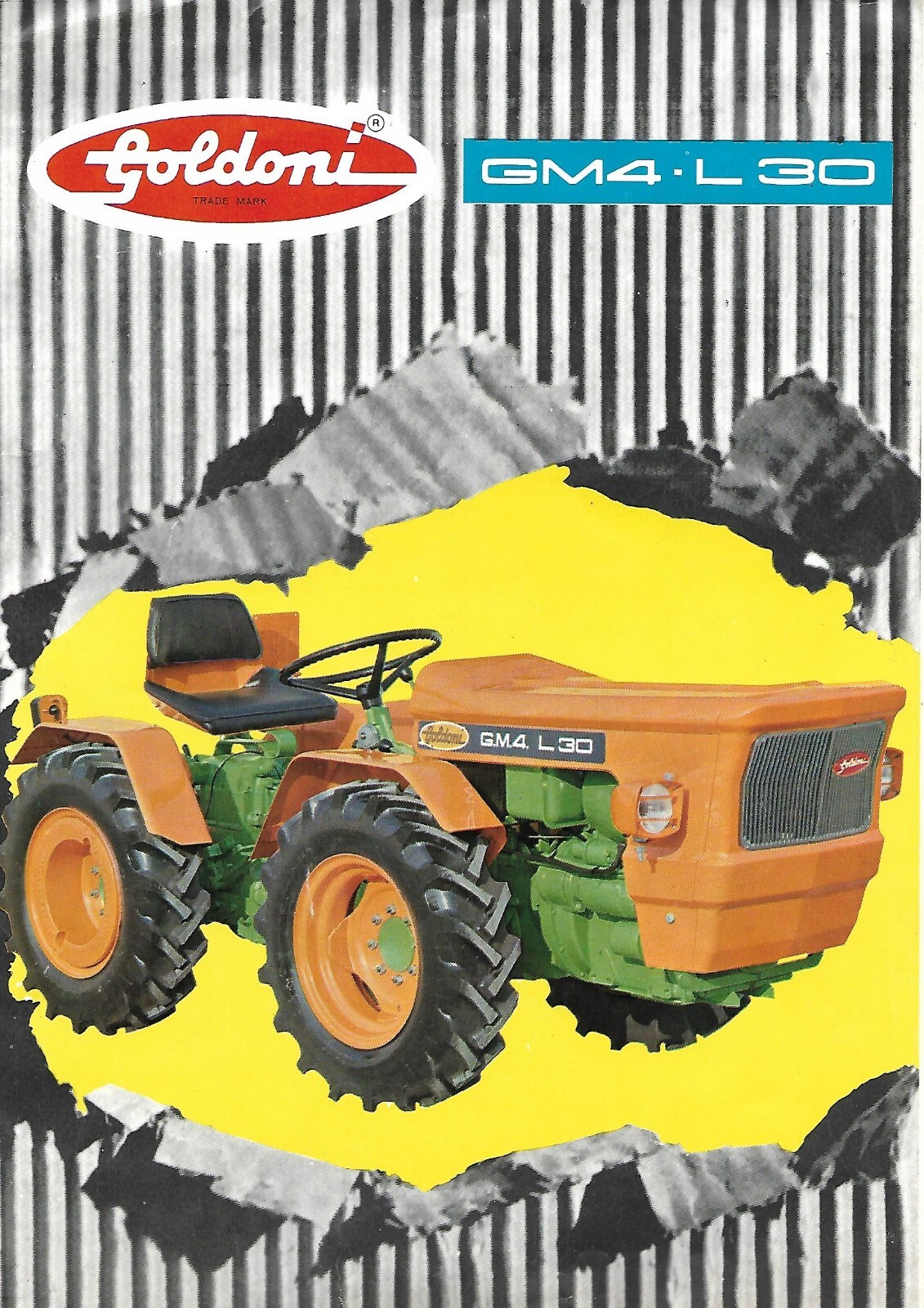 Farm Tractor Brochure – Goldoni – GM4-L30 – c1970 (F8932)