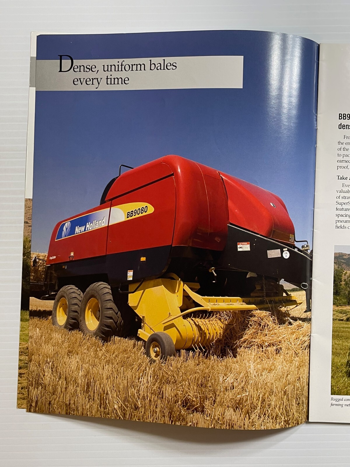 New Holland BB9000 Series Baler Sales Brochure (Original Brochure) 2008