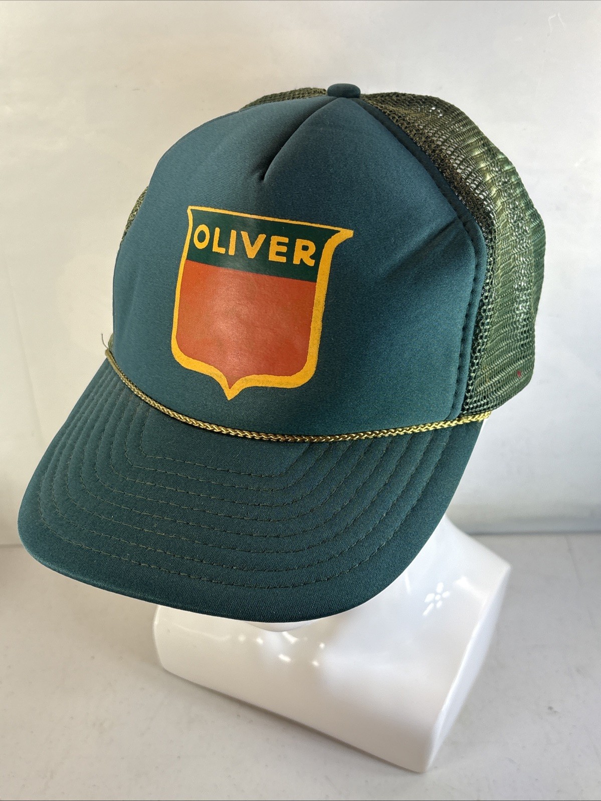 Oliver Farm Tractor Cap Snapback Hat Nissun Vintage Agriculture 7G17