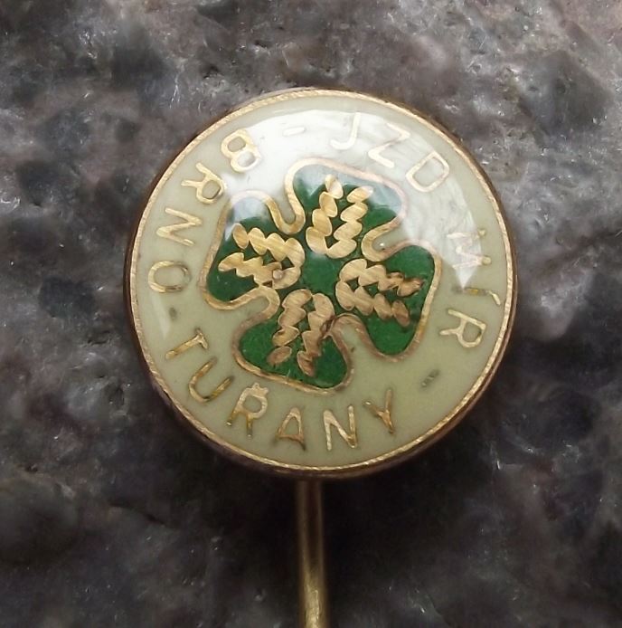 JZD Czechoslovakia Agricultural Collective Farming Union Brno Turany Pin Badge