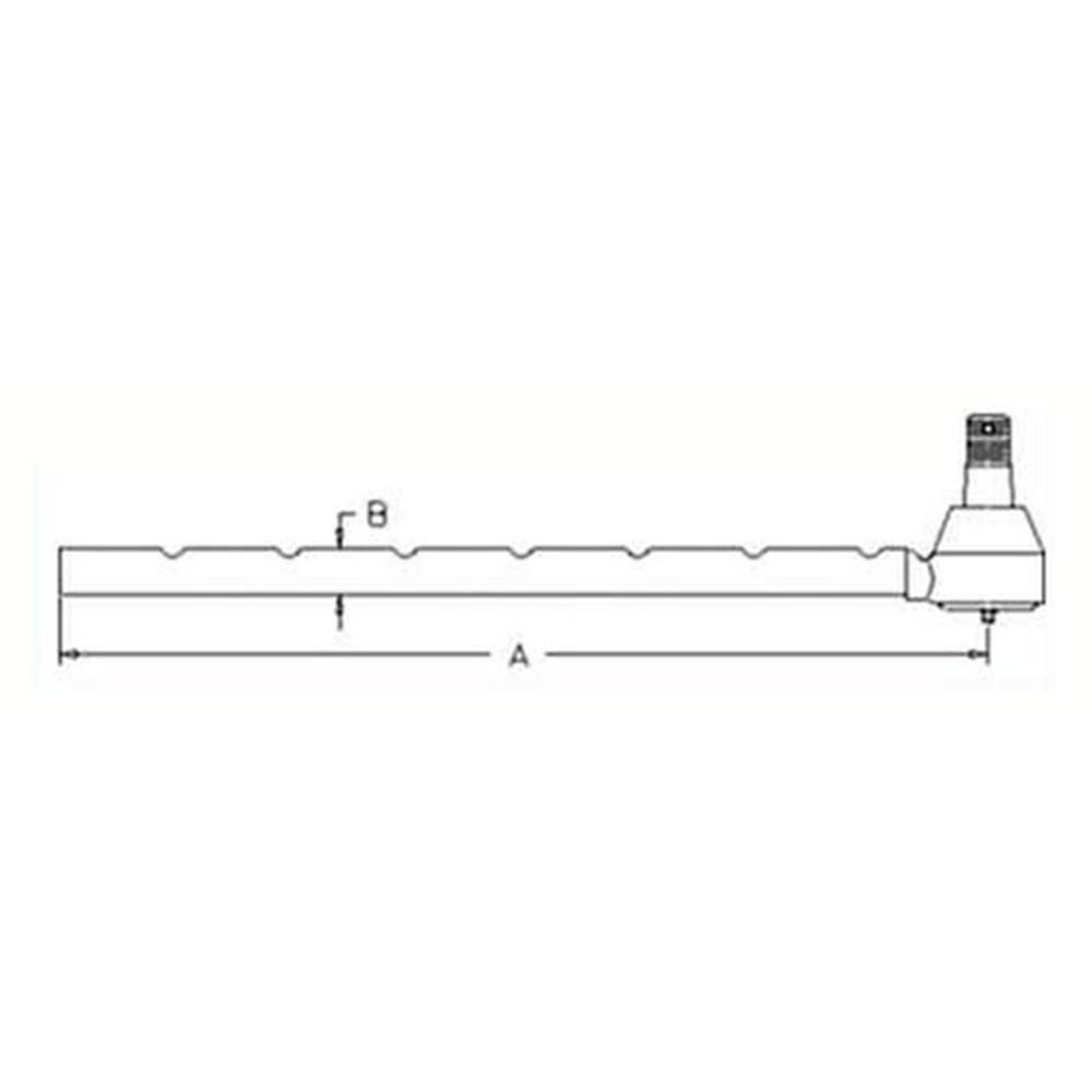 Tie Rod 35860-62873 Fits Kubota M4950S M5950 M5950S M6950 M6950S M7950 M7950S