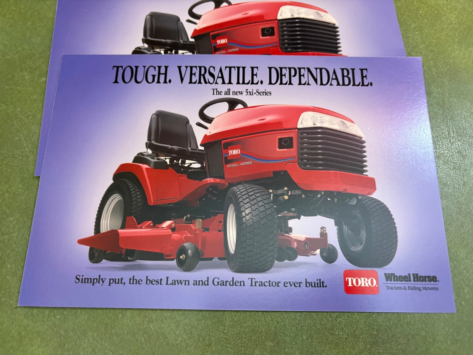NOS Wheel Horse XI Series Advertising Post Cards