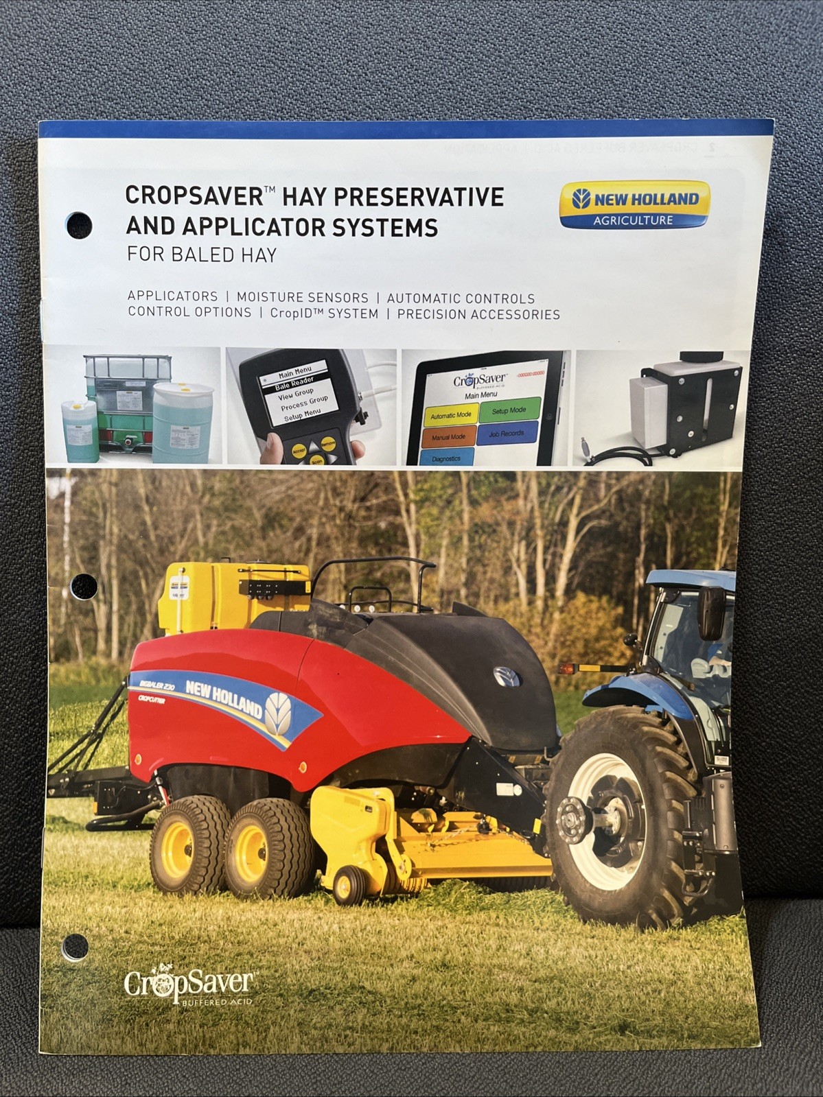 New Holland CropSaver Hay Preservative Sales Brochure