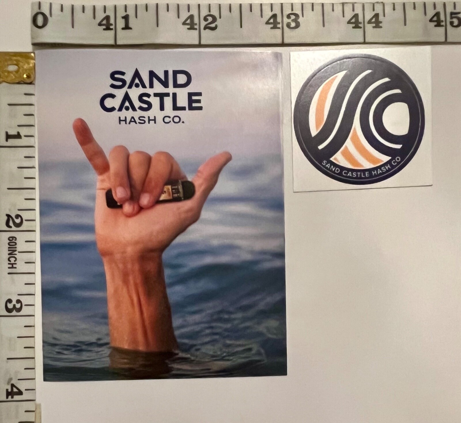 SAND CASTLE HASH CO. Vinyl Sticker – Oregon, USA Cannabis Industry Advertisement