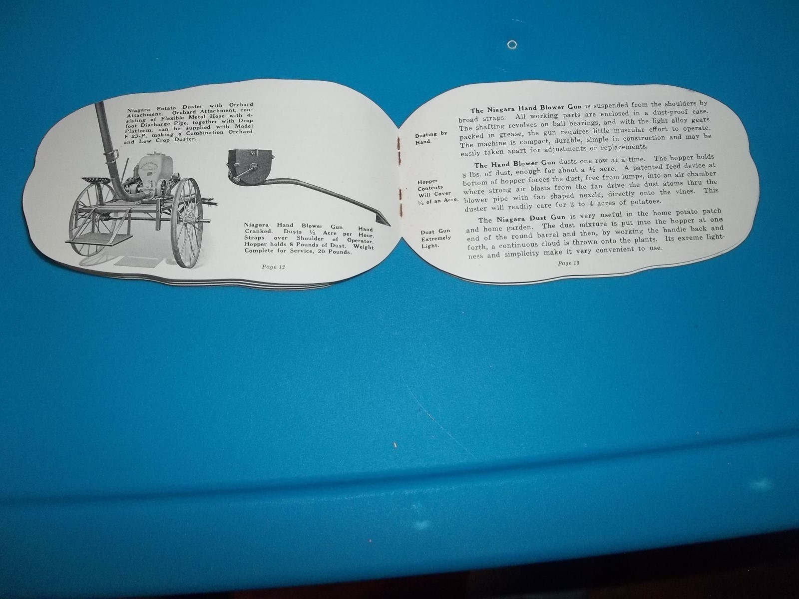 NIAGARA POTATO DUSTS Niagara Sprayer Company Bulletin 236 Middleport New York