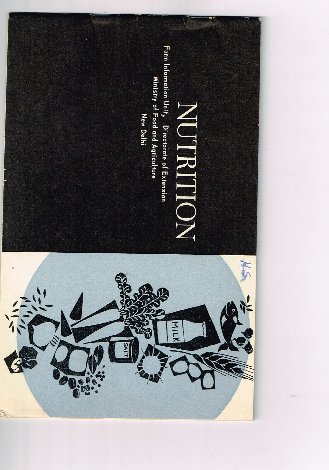 Vintage 1960s Farm Brochure India New Delhi Nutrition Extension