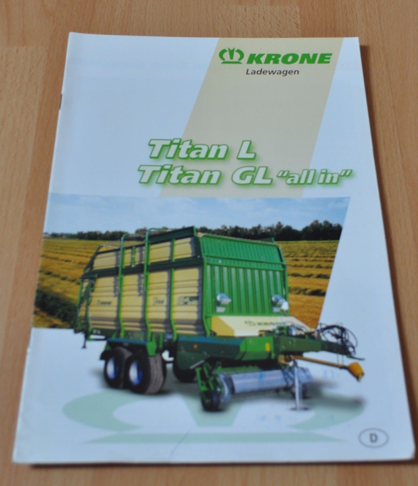 Krone Ladewagen Titan Brochure Prospekt