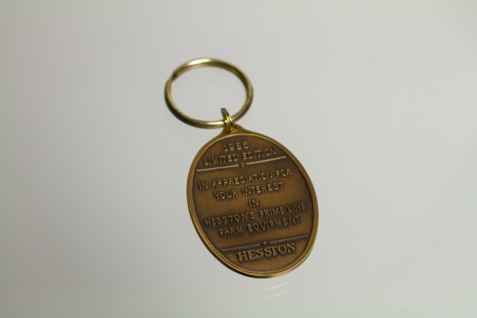 1986 Hesston Prime Line Farm Equipment Limited Edition Keychain
