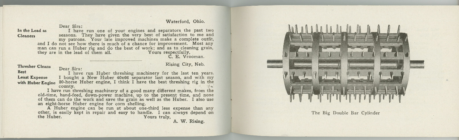 Early 1900&rsquo;s Huber Farm Thresher 20 Page Machinery Pamphlet