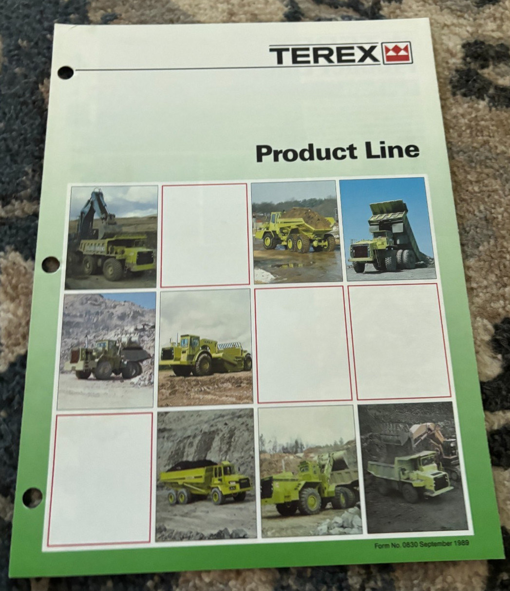 Terex Product Line Buyers Guide Brochure DCPA25