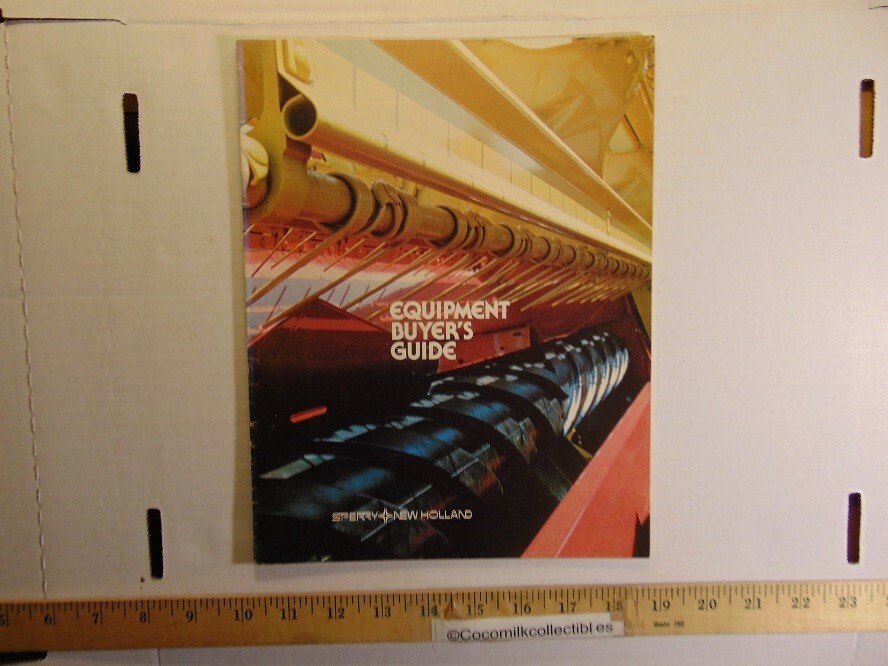 Vintage 1980 Sperry New Holland Equipment Buyer&rsquo;s Guide Brochure
