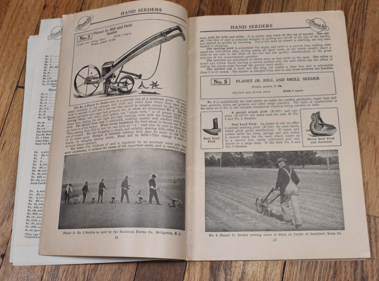 Vintage 1922 Planet Jr. Farm & Garden Tools Catalog No. 58 S.L. Allen & Co. PA
