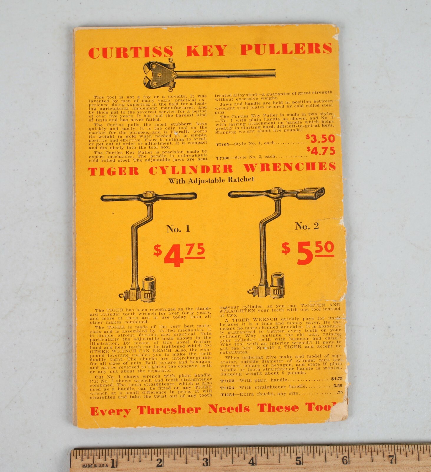 1936 R.R. Howell Thresher & Power Farming Supply Catalog T-36 Minneapolis MN