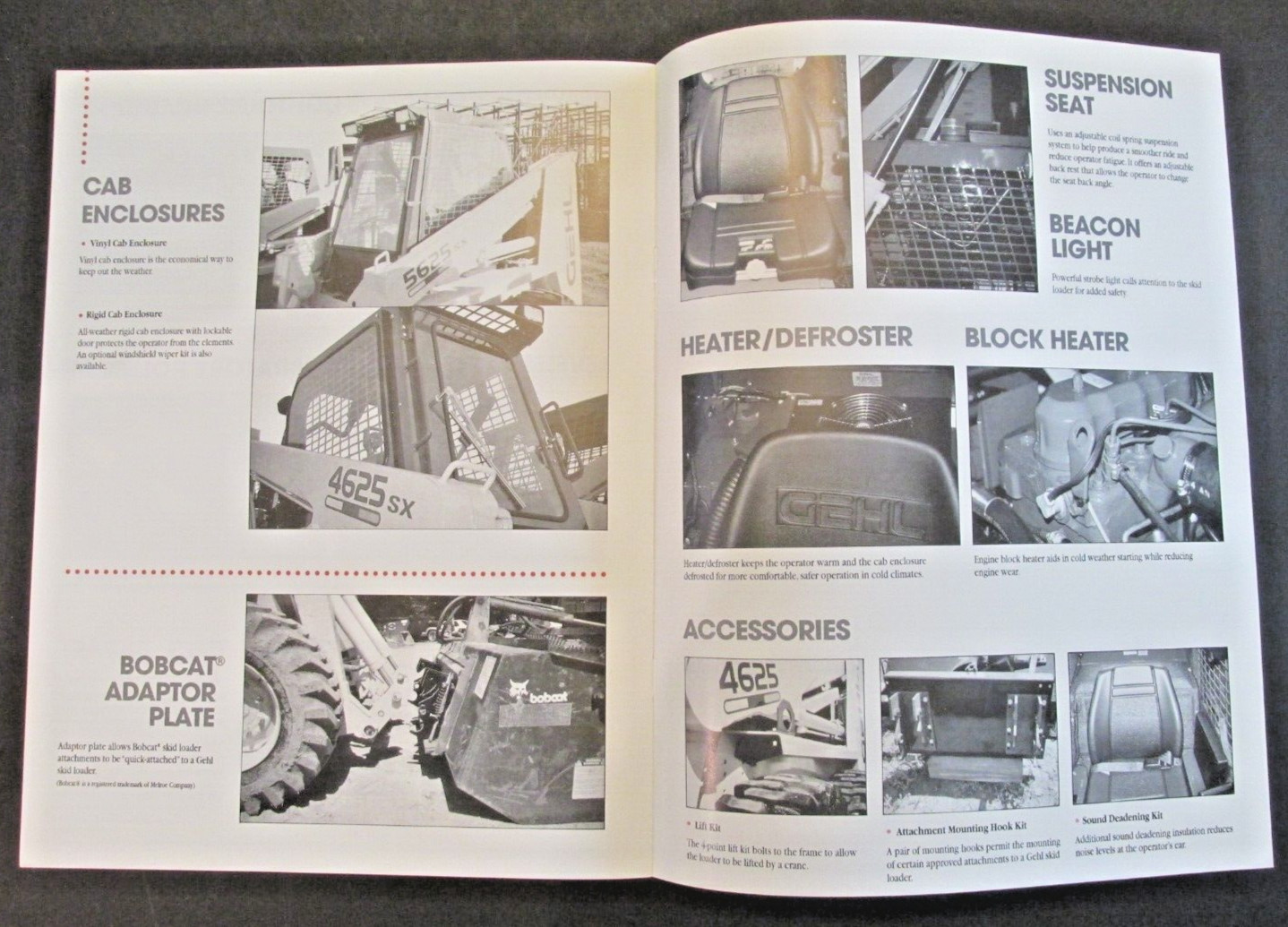 GEHL Attachments Skid Steer Hansen Implement Great Falls Montana USA Ad Catalog