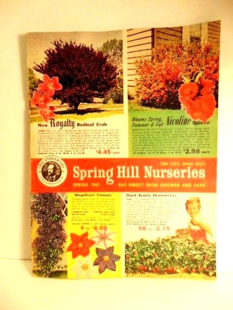 Vintage spring 1967 Spring Hill Nurseries catalog; Tipp City, OH