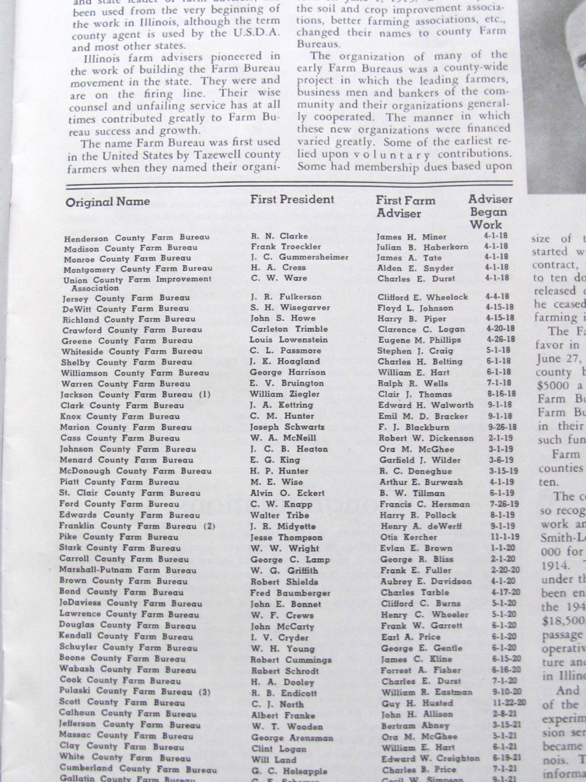 1941 The Illinois Agricultural Association Record 25 Year Issue Farm Bureau