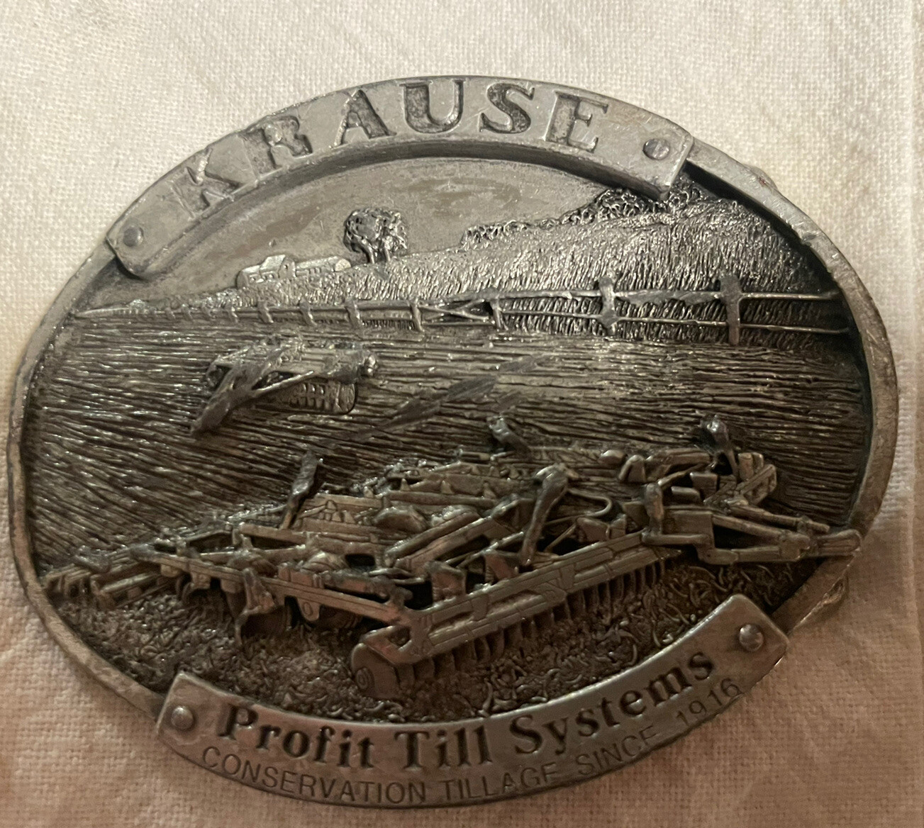 Limited Edition Krause Belt Buckle “Profit Till Systems” [Broken Tip]
