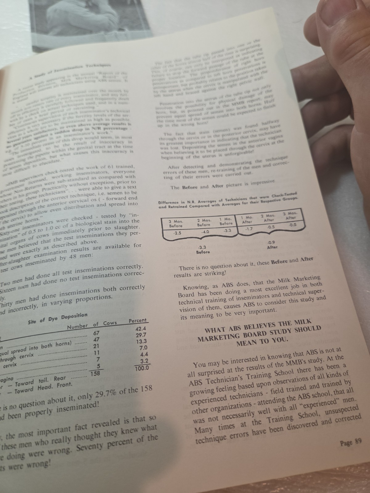 Vintage 1971 ABS American Breeders Service A I Management MANUAL