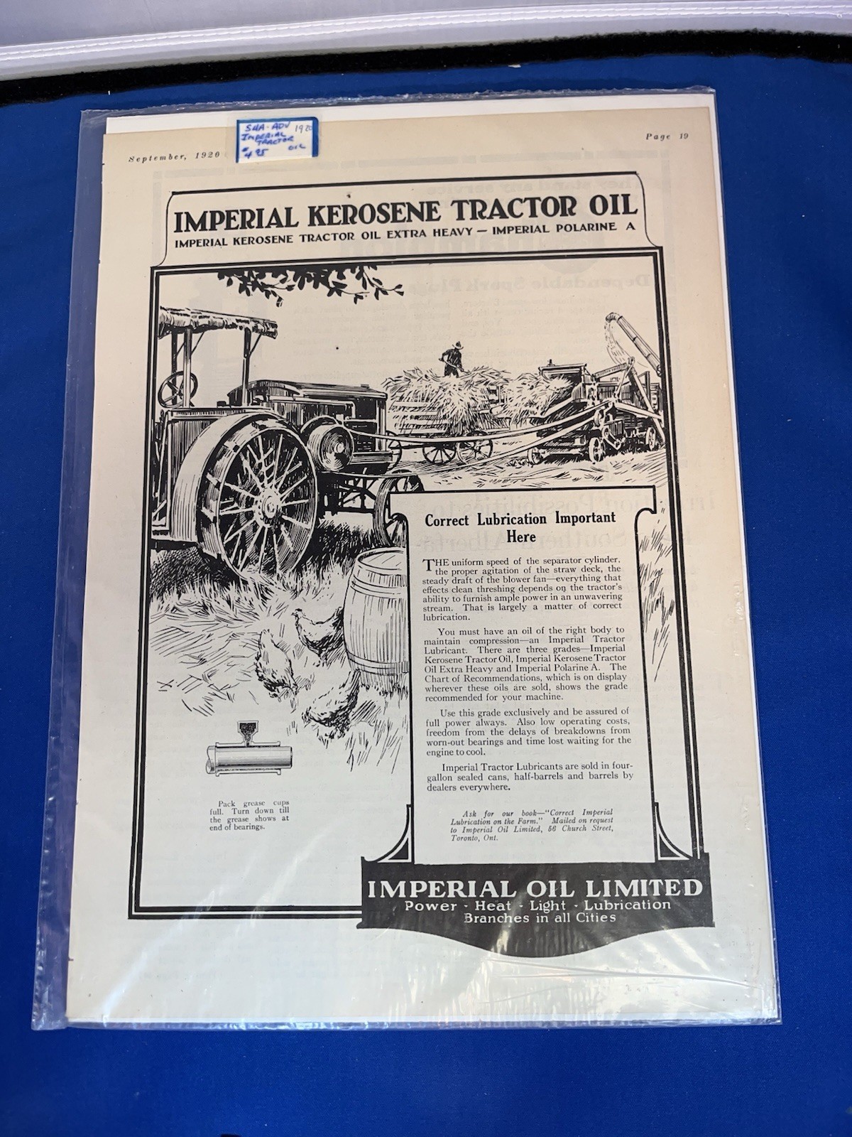 ANOTHER LOT OF 14 VINTAGE ORIGINAL FARM MACHINE ADS-1907 T0 1930-TAKE A LOOK!