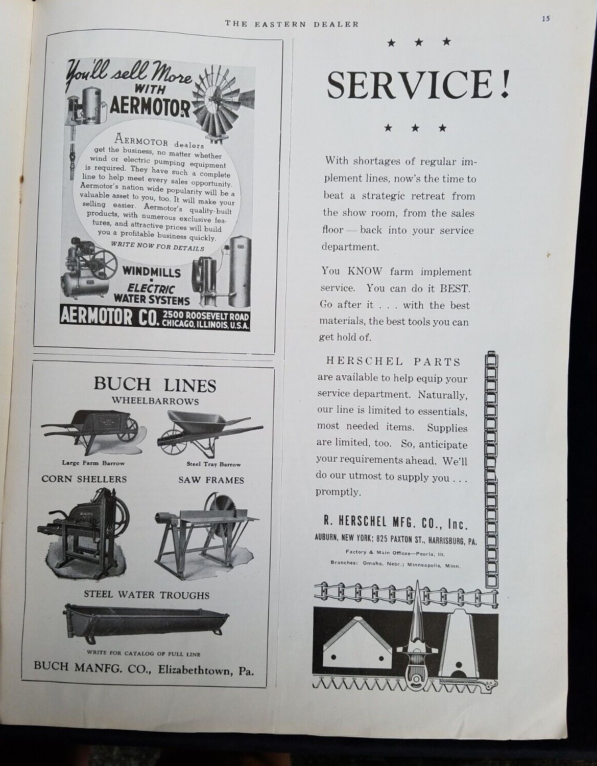 October 1942 Eastern Dealer Farm Implements Vehicle Merchants Wartime Rationing