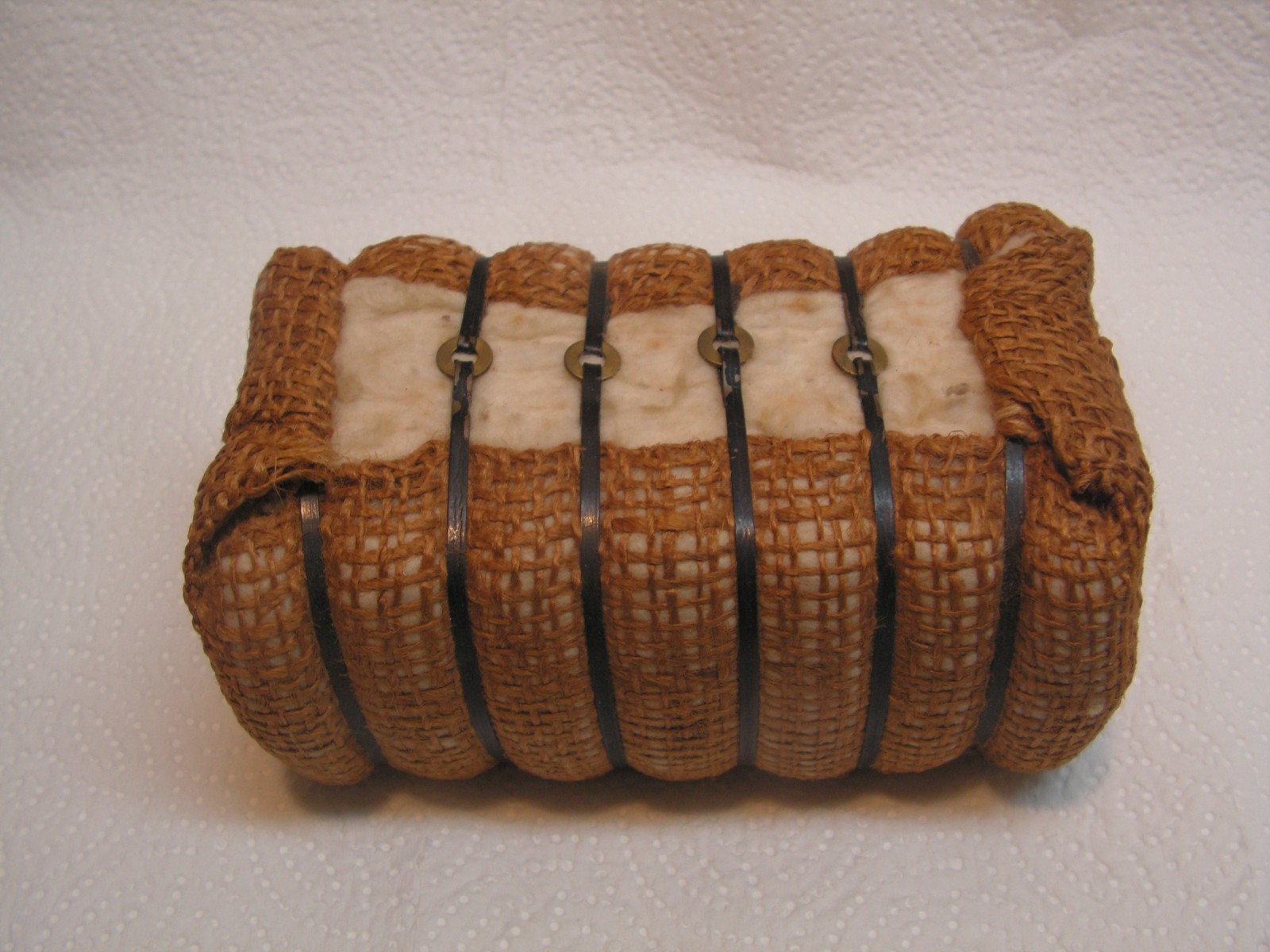 Vintage Cotton Bale Souvenir From EGYPT Per Habitat Center – Small Miniature