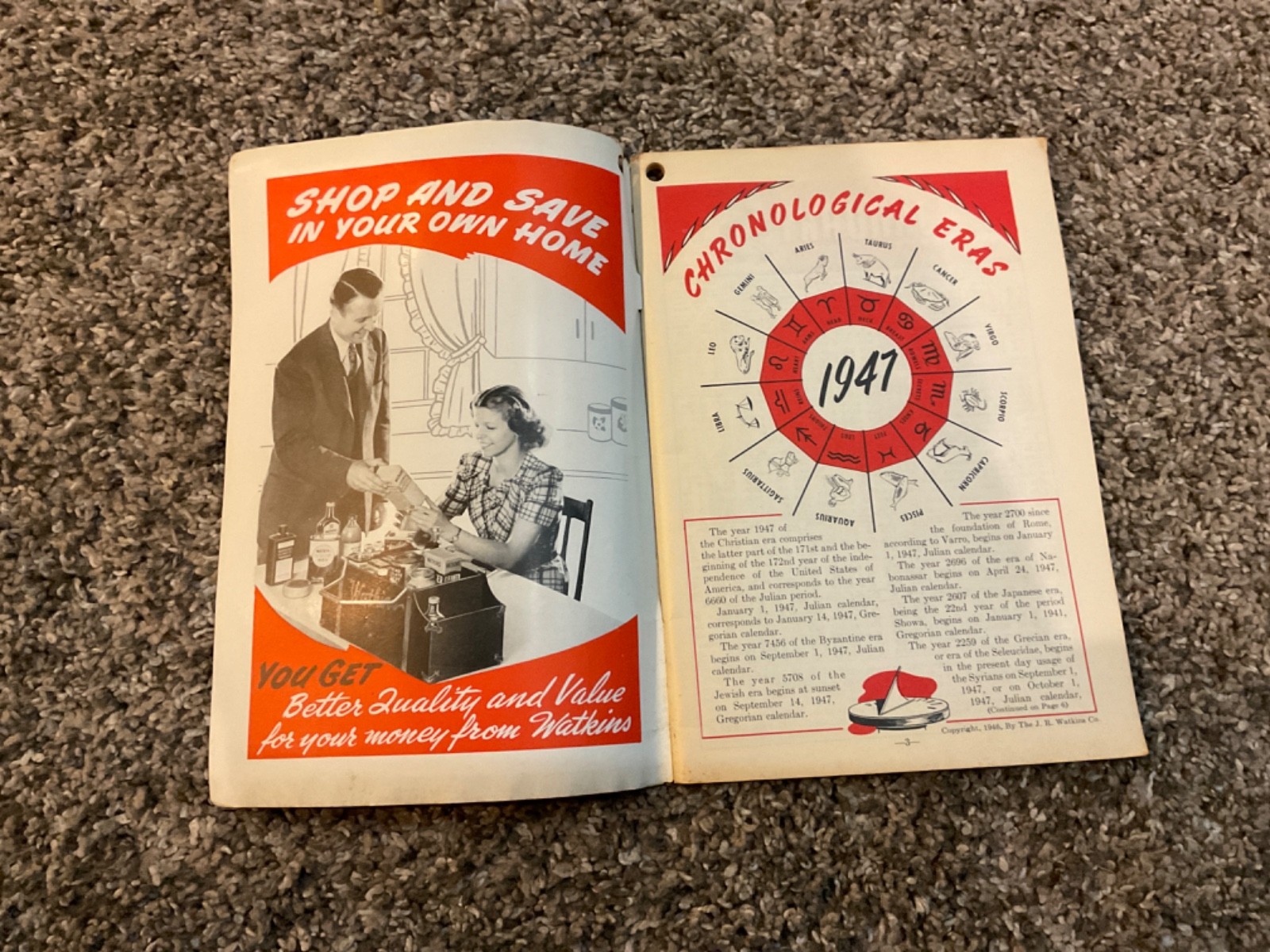 1947 FARMERS FARM ALMANAC BOOK CLEAN PAGES NO WRITING INSIDE