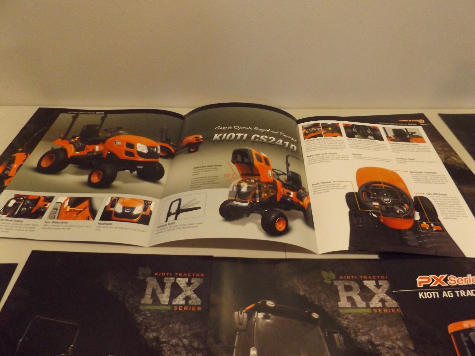9-pc. KIOTI COMPACT, SUB-COMPACT, UTILITY TRACTORS, 2013-2014