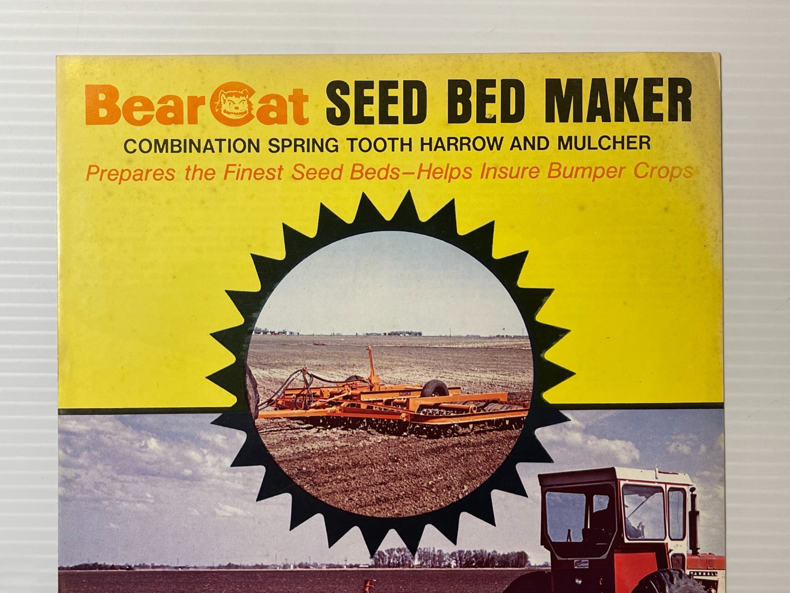 1970 Bear Cat Seed Bed Maker – Original Dealer Sales Brochure (Dated 7 / 1970)