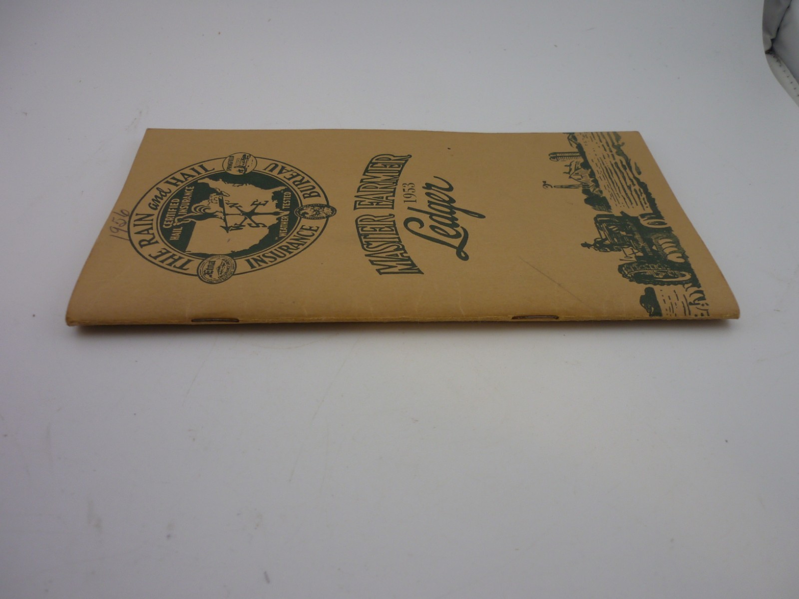 1953 Master Farmer Ledger Rain Hail Insurance Bureau Farm Record Book