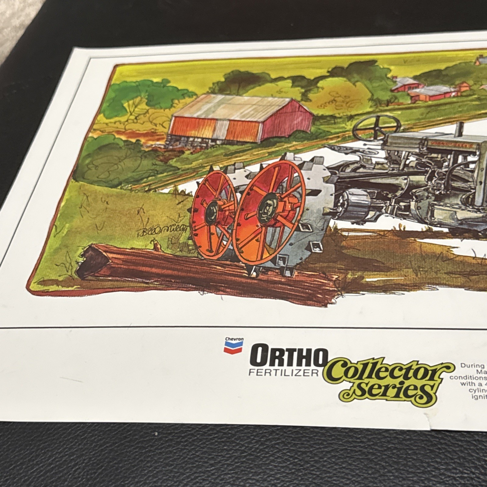 Vintage Ortho Fertilizer Collector Series International 8-16 Tractor
