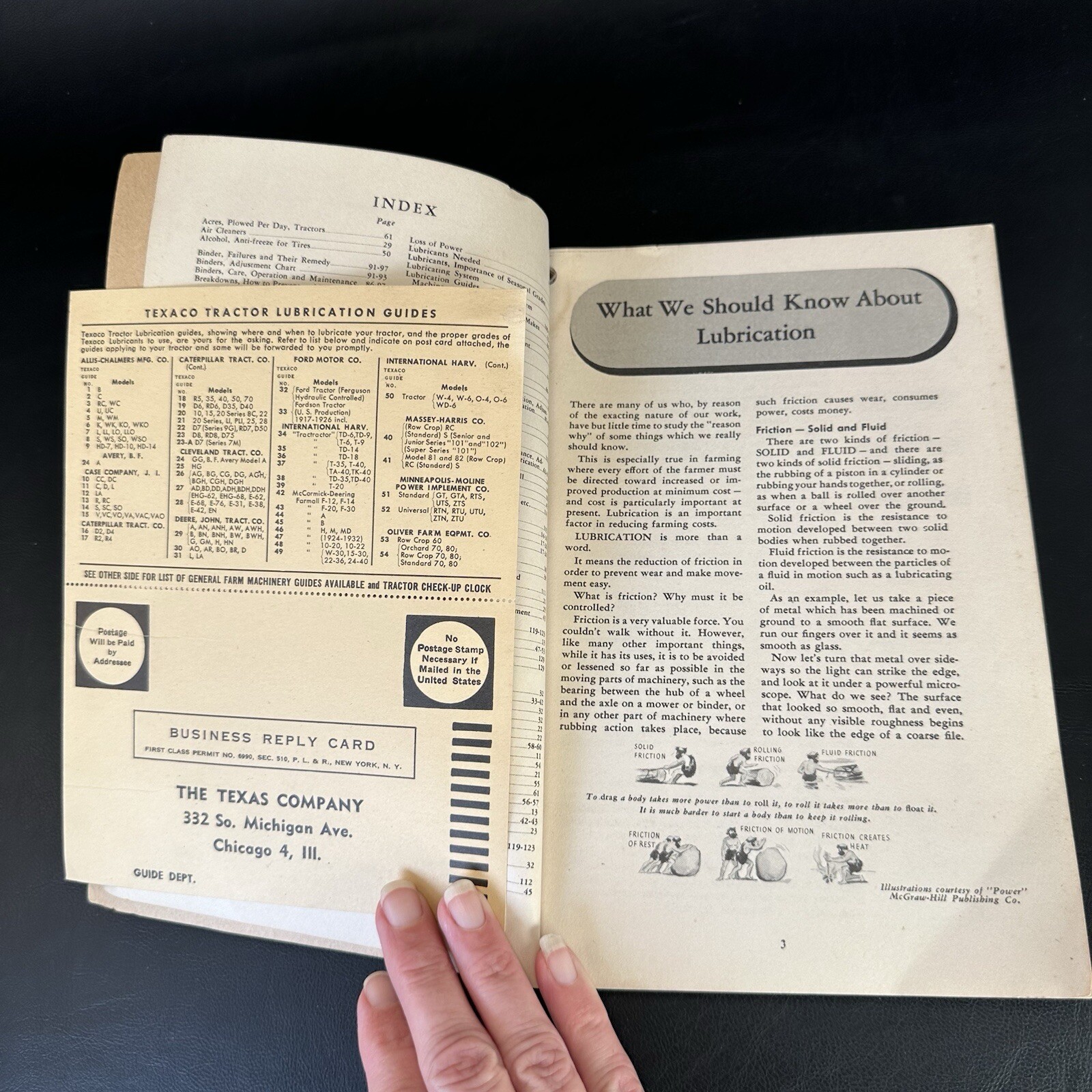 1943 TEXACO HARVEST GOLD FARM MANUAL