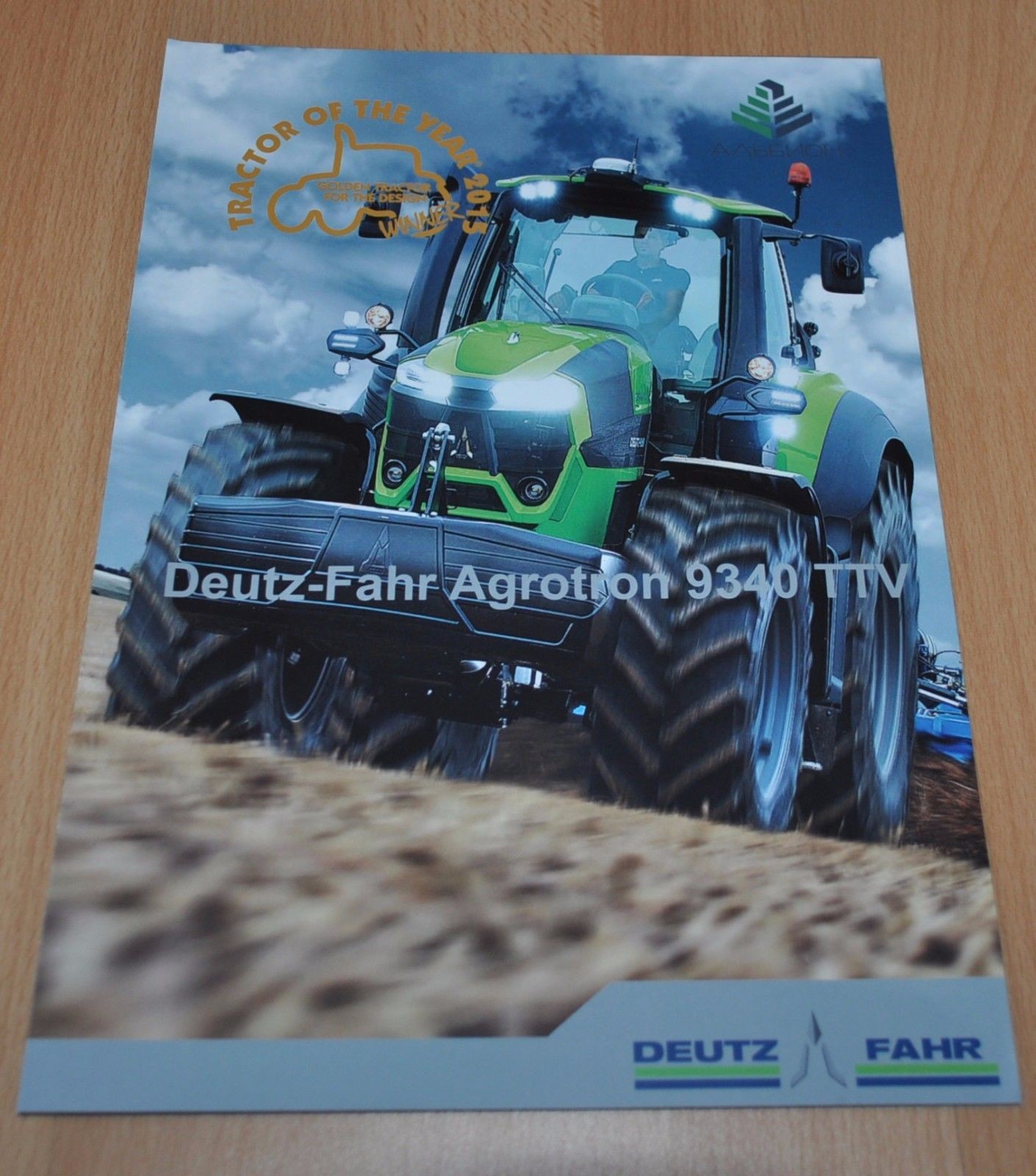 Deutz-Fahr Agrotron 9340 TTV Tractor Brochure Prospekt