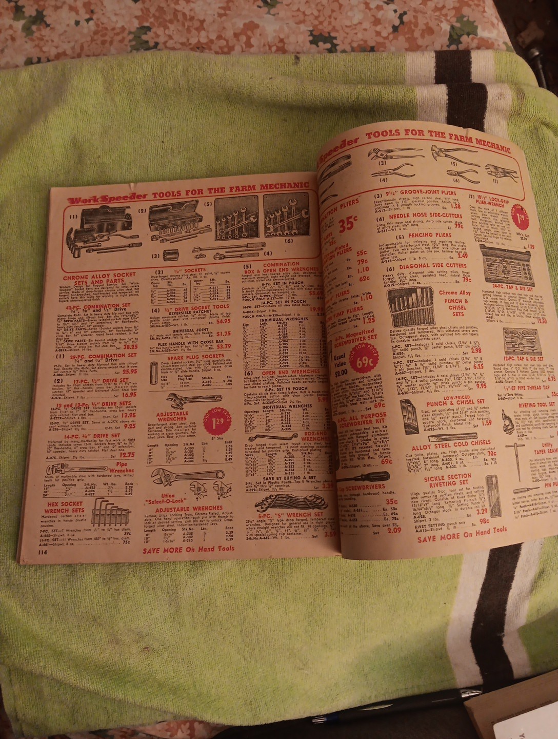 1960 Tractor SUPPLY COMPANY PART GUIDE Blue BOOK Agricultural Machinery Magazine