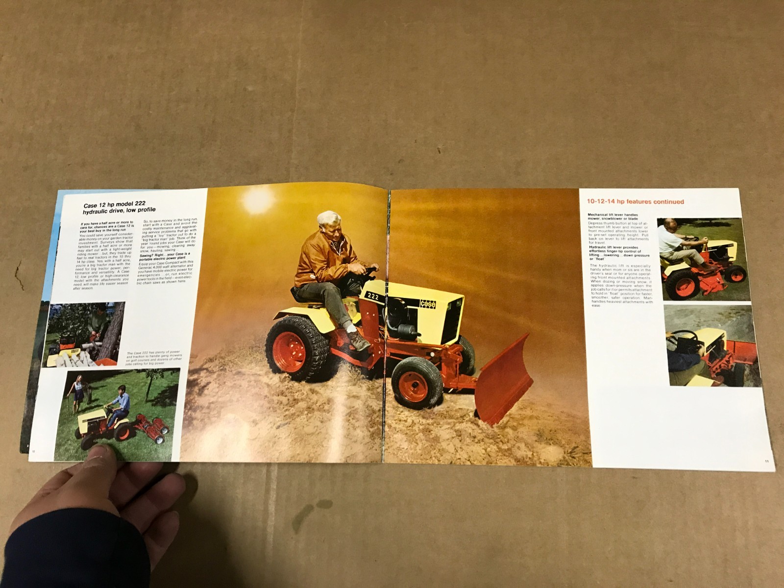 Vintage Case 7-14 HP Compact Tractors Brochure