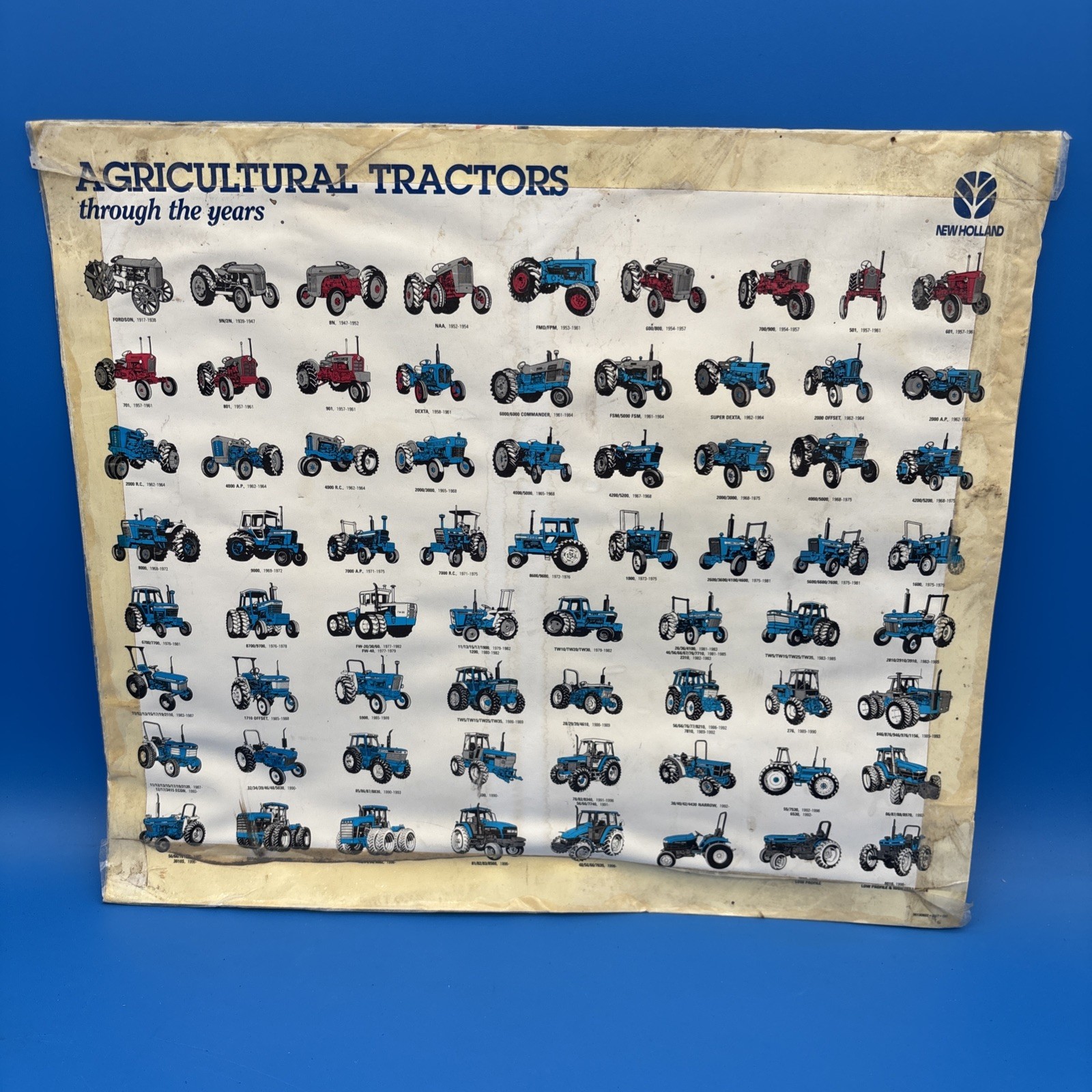 New Holland Promo Poster &rsquo;93-&rsquo;96 Vintage 13×15&Prime;