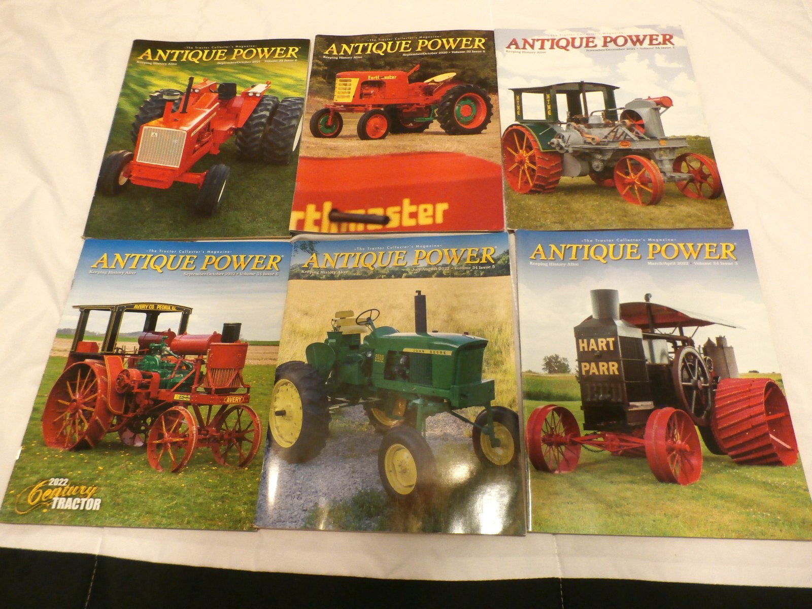 Antique Power Magazine Lot of 6 Tractor Collector Farm Equipment Agriculture