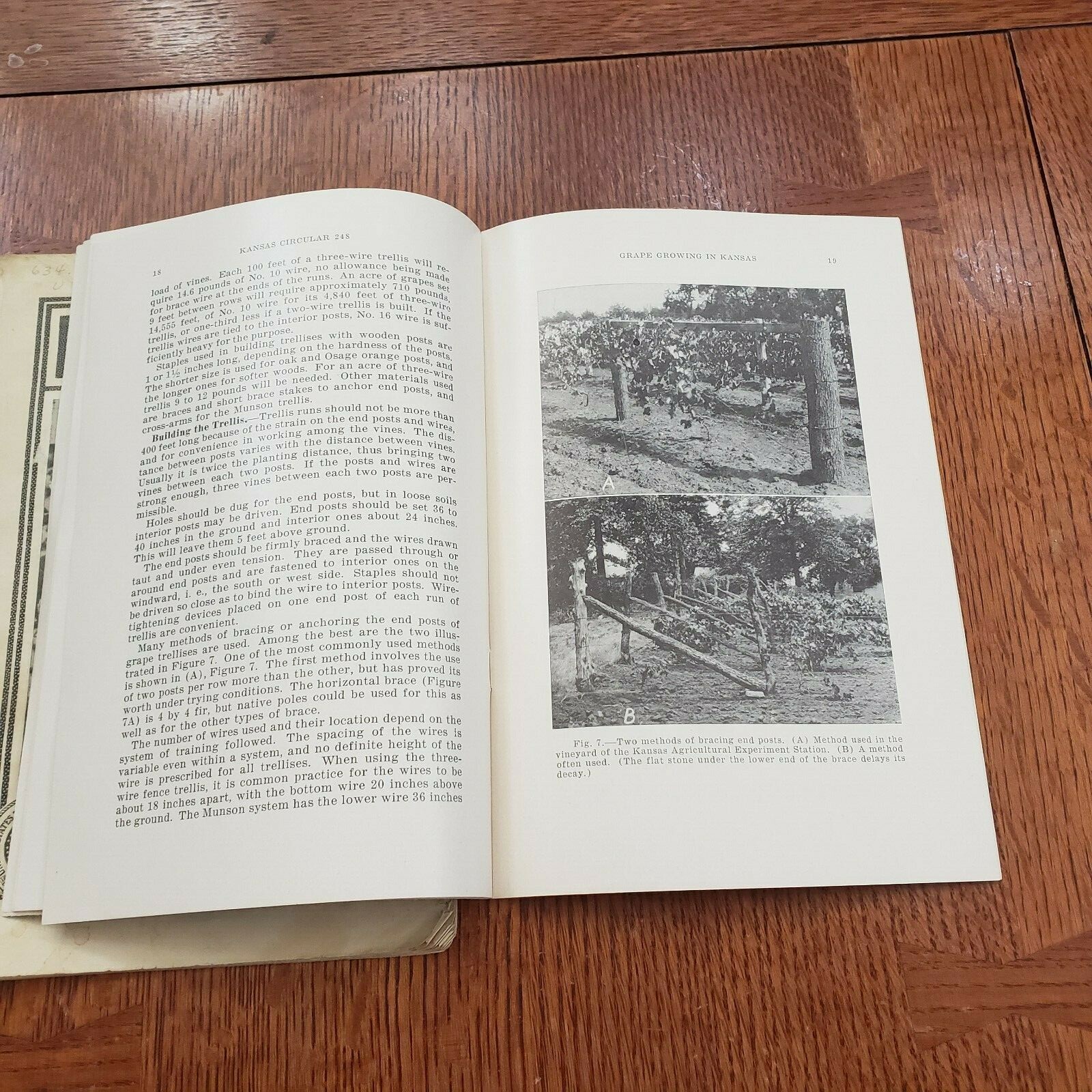 Vintage 2 Pamphlets 1932 U.S. Department of Agriculture 1949 Grape Growing in KS